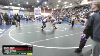 285 lbs Cons. Round 2 - Milton Carter, St John Bosco vs Sklyer Odum, Newport Harbor