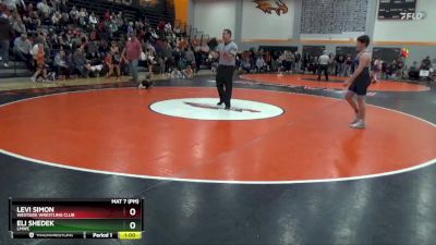 N-16 lbs Quarterfinal - Eli Shedek, LMWC vs Levi Simon, Westside Wrestling Club