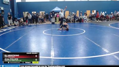 70 lbs Champ. Round 1 - Eli Armstrong, East Idaho Elite vs Ryan Pollock, Middleton Wrestling Club