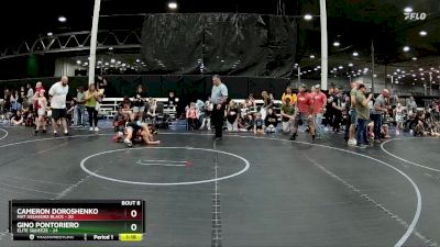 68 lbs Round 2 (8 Team) - Gino Pontoriero, Elite Squeeze vs Cameron Doroshenko, Mat Assassins Black