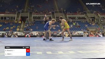 145 lbs Rnd Of 32 - Garrett Bowers, Tennessee vs Luke Odom, Illinois