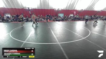 195 lbs Semifinal - Brody Sardina, Ringers Wrestling Club vs Deangelo Sardina, Wisconsin