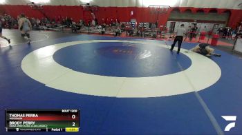 220 lbs Semifinal - Brody Perry, Edina Wrestling Club (Assoc.) vs Thomas Perra, Wisconsin