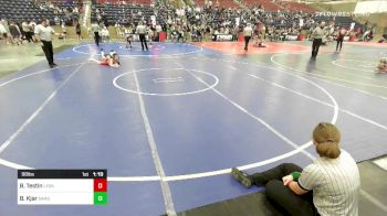 98 lbs Quarterfinal - Bennett Testin, Legacy Wrestling Academy vs Brooks Kjar, Sanderson Wr Ac