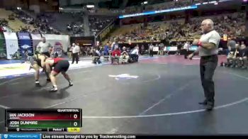 220 lbs Quarterfinal - Josh Dunmire, Fulton vs Ian Jackson, Aurora