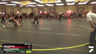 101 lbs 3rd Place Match - John Mozzani, Black Sheep vs Franco Pandolfini, Stray Dawgs Gym