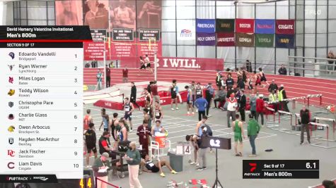 Men's 800m Invite, Finals 9