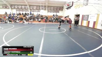 285 lbs Cons. Round 3 - TIMOTHY MARTINEAU, Mogollon vs Mark Wauneka, Ganado