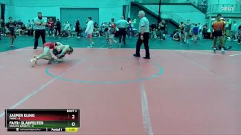 92 lbs Round 1 (6 Team) - Faith Gladfelter, Dueling Bandits vs Jasper Kling, TNWC