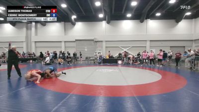 132 lbs 5th Place Match - Jameson Thomas, Stronghold vs Cedric Montgomery, Storm Wrestling Center