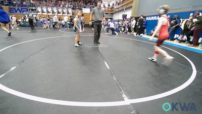 67 lbs Consi Of 8 #1 - Creed Bruens, Carl Albert vs Asher Bell, Division Bell Wrestling