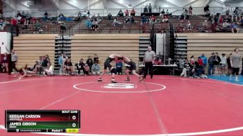 113 lbs Champ. Round 2 - Keegan Carson, Westfield vs James Gibson, DBWC