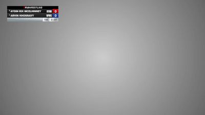 Quarters - Aydin Rix McElhinney, NYAC/NMU vs Arvin Khosravy, West Point Wrestling Club