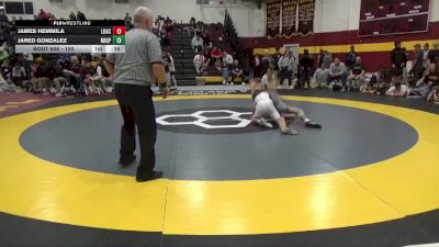 150 lbs Cons. Round 4 - Jared Gonzalez, Notre Dame-Green Pond vs James Hemmila, Loyola Academy