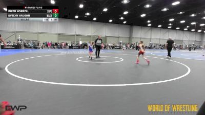 45 lbs Rr Rnd 2 - Piper Norrell, Super Girls K-6 vs Evelyn Vaughn, Washington K-6