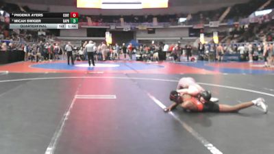 7A 126 lbs Quarterfinal - Micah Swiger, Daphne vs Phoenix Ayers, Central