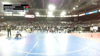 115 lbs Cons. Round 6 - Emerie Cox, Crook County vs Kooper Bugner, Lewiston