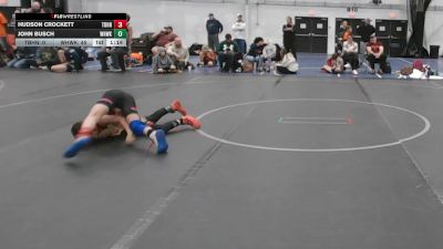 80 lbs Round 2 (6 Team) - John Busch, Warhawks vs Hudson Crockett, Team Blue Hens