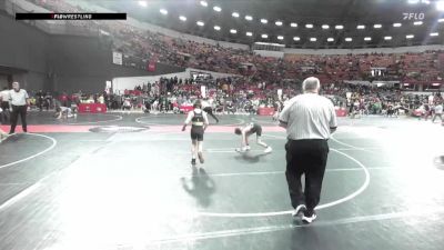 100 lbs Semifinal - Aj Woerpel, Team Nazar Training Center vs Easton Rear, RT Elite Wrestling