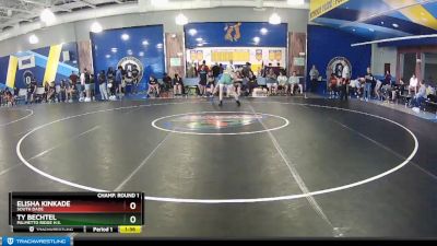 160 White Champ. Round 1 - Elisha Kinkade, South Dade vs Ty Bechtel, Palmetto Ridge H.S.