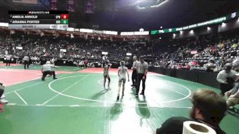 80 lbs Round 3 - Amelia Arnold, CPWA vs Arianna Porter, RDR3