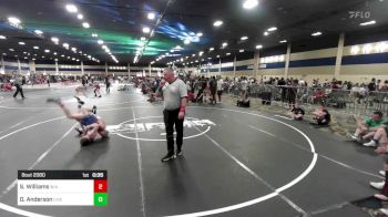 109 lbs Consi Of 8 #1 - Solomon Williams, W.a.r Wc vs Dylan Anderson, Live Training