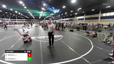 109 lbs Consi Of 8 #1 - Solomon Williams, W.a.r Wc vs Dylan Anderson, Live Training