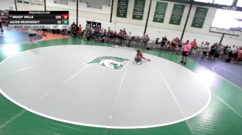 121-128 lbs Quarterfinal - Brady Wills, Oregon JHS vs Jacob Mushinsky, Tj Trained