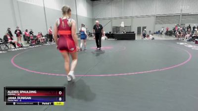 135 lbs Placement Matches (8 Team) - Lindsey Pugh, Indiana vs Zoe Bennett, Texas Red