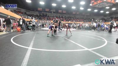 70 lbs Rr Rnd 3 - Jett Hinz, Weatherford Youth Wrestling vs Easton Bowen, Standfast OKC