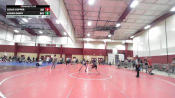 120 lbs Semifinal - Lucas Copper, Smittys Wrestling Barn vs Logan Barry, Mayo Quanchi