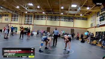 130 lbs Round 9 (10 Team) - Logan Vanwagenen, Warhawks Wrestling vs Liam Bentley, The Compound