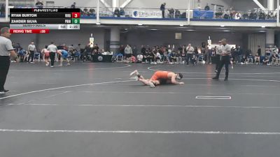 165 lbs Semifinal - Ryan Burton, Virginia Tech - Unattached vs Zander Silva, Princeton