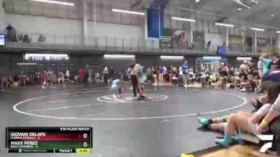 113 lbs Placement Matches (16 Team) - Maxx Perez, Beach Bombers vs Giovani Delape, Florida Pitbulls