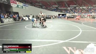 6A-106 lbs Champ. Round 2 - Kiah Worthington, Newberg vs Patrick Murphy III, Grants Pass