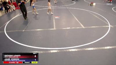 63 lbs Cons. Round 3 - Anthony Lovato, Simley Wrestling Club vs Asher Johnson, Owatonna Wrestling Association