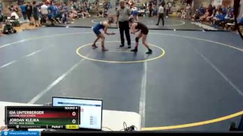 119 lbs Round 4 - Jordan Klejka, Bethel High School vs Gia Unterberger, Chugiak High School