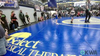 52 lbs Round Of 16 - Creed Long, Marlow Outlaws vs Eli Emery, Piedmont