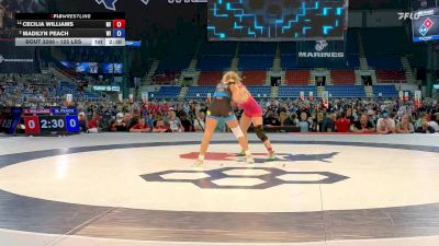 125 lbs Semis - Cecilia Williams, MI vs Madilyn Peach, WI