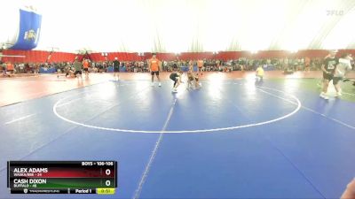 106-106 lbs Round 1 - Cash Dixon, Buffalo vs Alex Adams, Waska/BBE