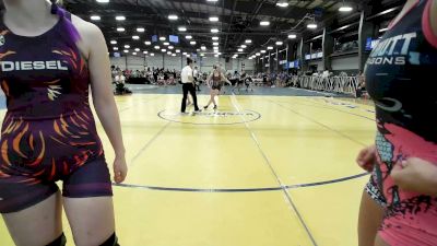 120 lbs Rr Rnd 1 - Danika Castrejon, Lady Dragons - HSG vs Audry Gardner, Diesel Wrestling Academy - HSG