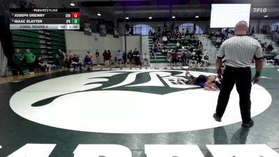 126 lbs Cons. Round 5 - Isaac Slayter, St. John Paul The Great vs Joseph Drewry, Christian Brothers High