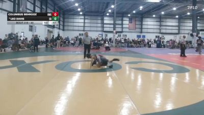 65 lbs Champ. Round 3 - Columbus Behrooz, Richmond Wrestling Club vs Leo Davis, Combat Athletics