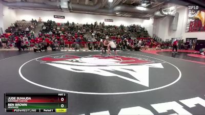 285 lbs Semifinal - Ben Brown, Arapahoe vs Jude Suhajda, Discovery Canyon