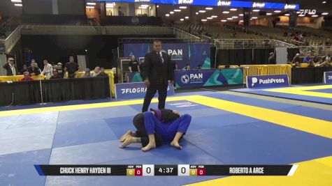 Roberto A Arce vs Chuck Henry Hayden III 2025 Pan Jiu Jitsu IBJJF Championship