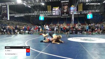 285 lbs Rnd Of 64 - Xavier Diaz, Texas vs Nash Hutmacher, South Dakota