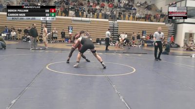 184 lbs Consi Of 16 #2 - Deron Pulliam, Southern Illinois vs Carson Mize, Ohio State