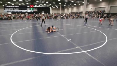 106 lbs Cons. Rd Of 64 - Odin Duncombe, Pinnacle Wrestling Club vs Sebastian Clark, 3F Wrestling