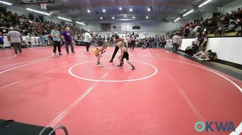 46 lbs Consi Of 8 #2 - Nicolas Johnson, Locust Grove Youth Wrestling vs Thomas Sandlin, Vian Wrestling Club