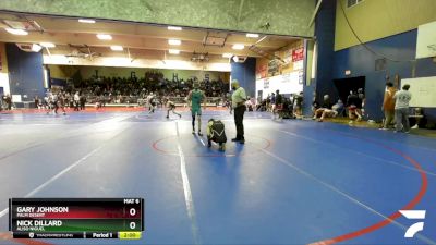 120 lbs Champ. Round 2 - Nick Dillard, Aliso Niguel vs Gary Johnson, Palm Desert